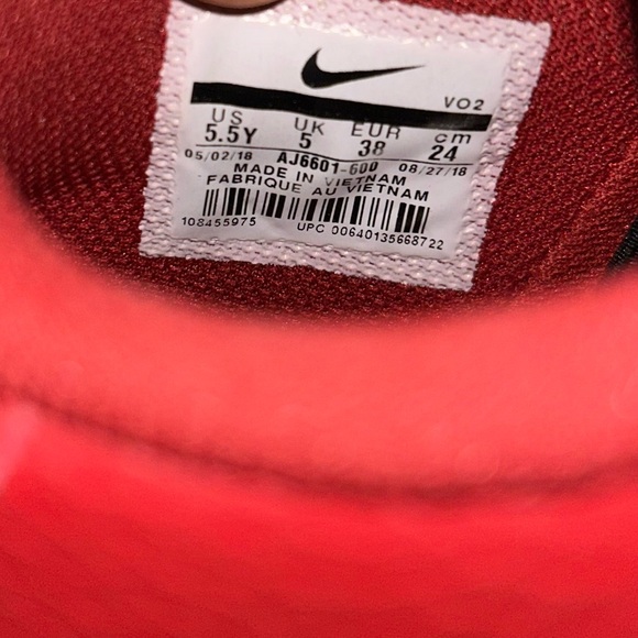 Nike Air Force 1 Utility Gs Dune Red-Black - Picture 7 of 7